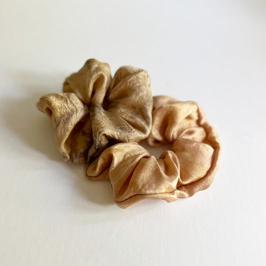 Plant Dyed Silk Scrunchie